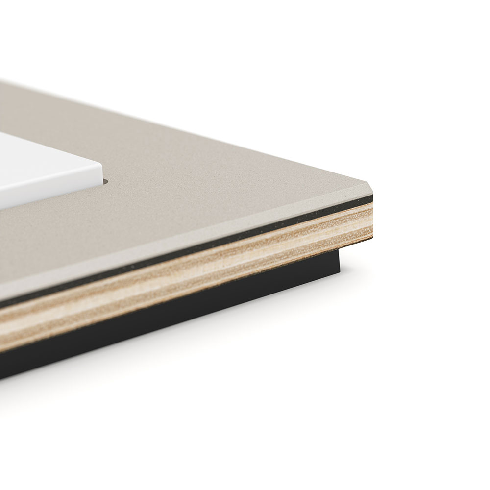 Esprit Linoleum Plywood closeup