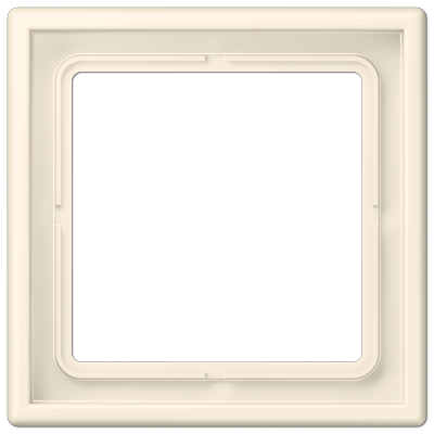 LS 990 Les Couleurs 1-gang frame, Blanc Ivoire