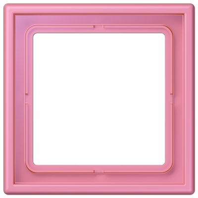 LS 990 Les Couleurs 1-gang frame, Rose Vif