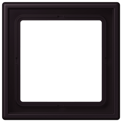 LS 990 Les Couleurs 1-gang frame, Noir D'Ivoire