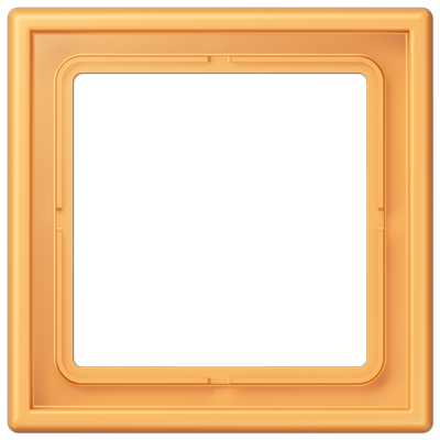 LS 990 Les Couleurs 1-gang frame, Ocre Jaune Clair