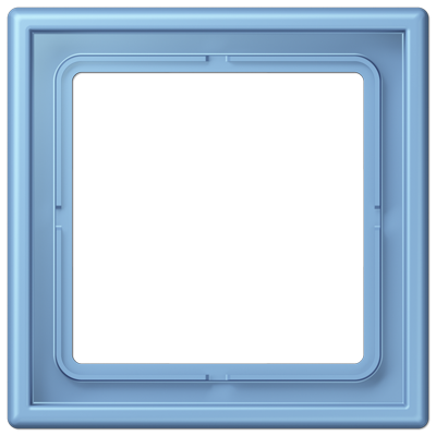 LS 990 Les Couleurs 1-gang frame, Bleu Céruléen 59