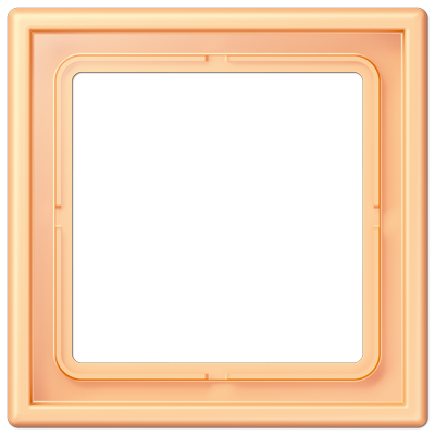 LS 990 Les Couleurs 1-gang frame, Terre Sienne Claire 59