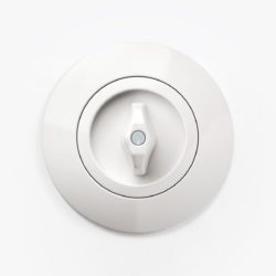 Berker Serie 1930 White Plastic rotary light switch