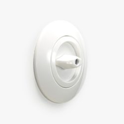 Berker Serie 1930 White Plastic rotary light switch