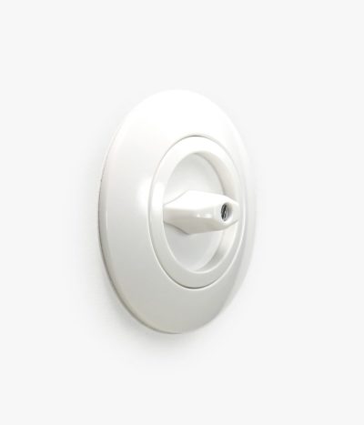 Berker Serie 1930 White Plastic rotary light switch