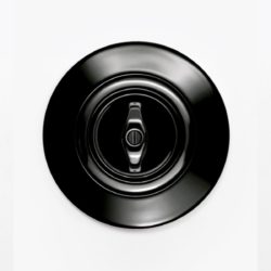 Berker Serie 1930 Rosenthal porcelain black light switch