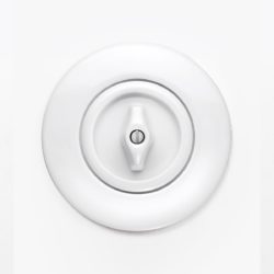 Berker Serie 1930 Rosenthal white rotary light switch
