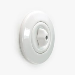Berker Serie 1930 Rosenthal white rotary light switch