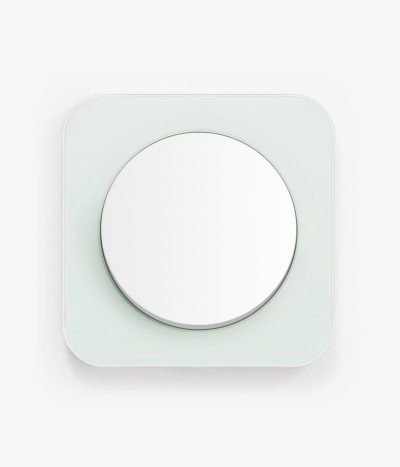Berker R.1 White glass light switch
