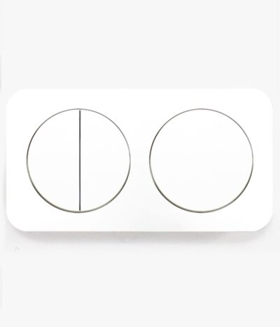 R.1 White Triple (1 single and 1 double in double frame)