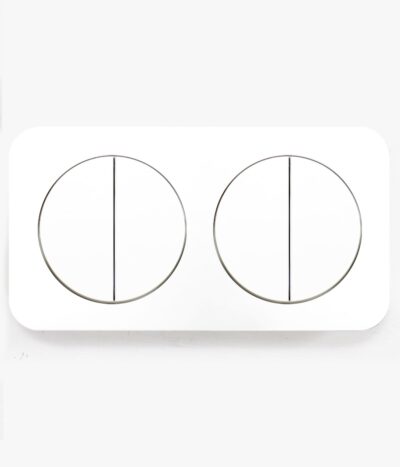 Berker R.1 White quadruple light switch