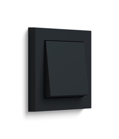 GIRA E2 matt black light switch