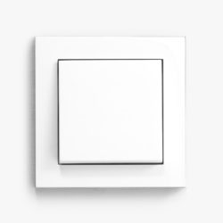 GIRA E2 Classic white glossy light switch