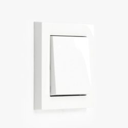 GIRA E2 Classic white glossy light switch