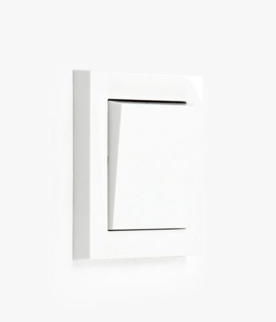 GIRA E2 Classic white glossy light switch