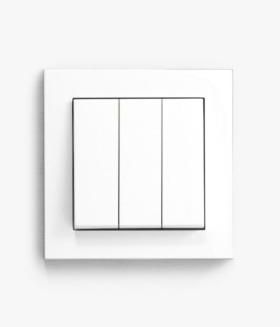 GIRA E2 Classic white glossy light switch