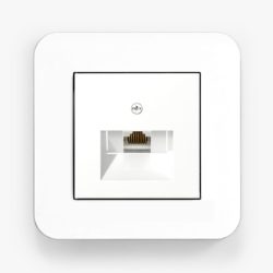 GIRA E3 Pure White network socket