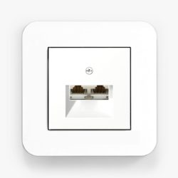 GIRA E3 Pure White network socket