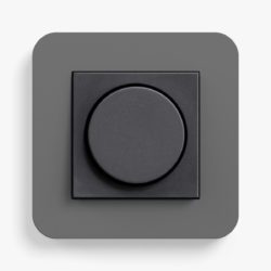 GIRA E3 Dark Grey Dimmer light switch