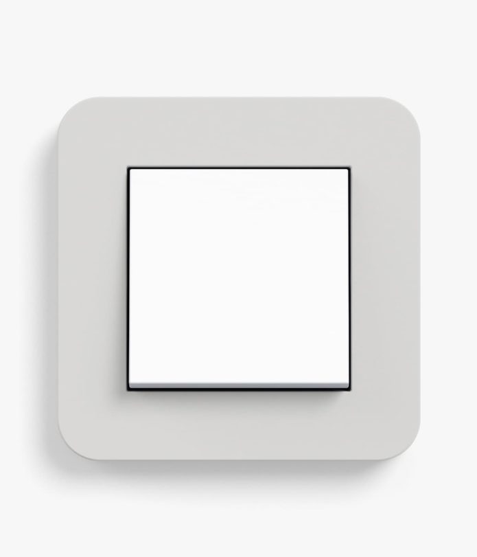 GIRA E3 light grey light switch