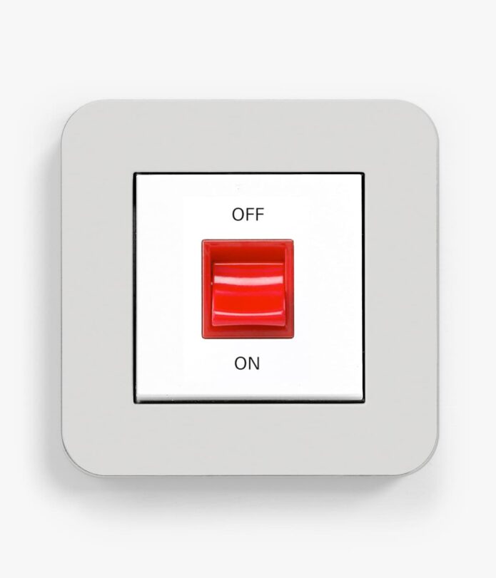 GIRA E3 Light Grey cooker switch