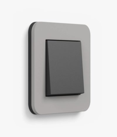 GIRA E3 Mid Grey light switch