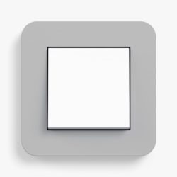 GIRA E3 mid grey light switch