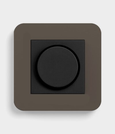 GIRA E3 Umber/Black Dimmer