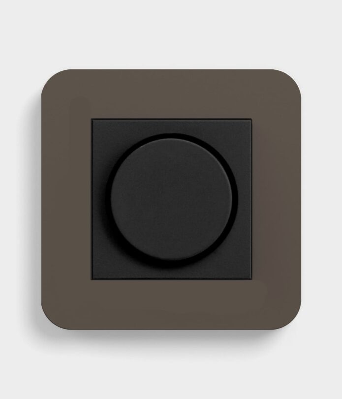 GIRA E3 Umber/Black Dimmer