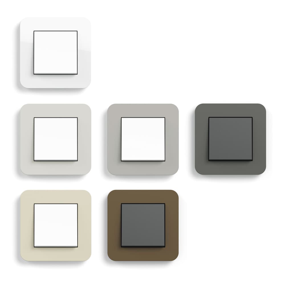 Gira E3 Soft Touch colours