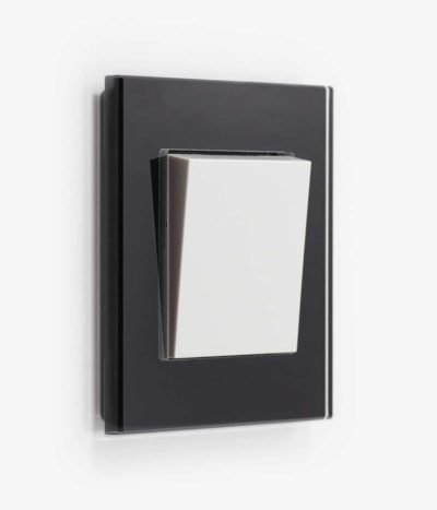 GIRA Esprit Black Glass light switch