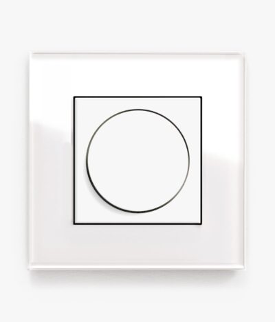 GIRA Esprit White Glass dimmer switch