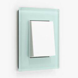GIRA Esprit Mint Glass light switch