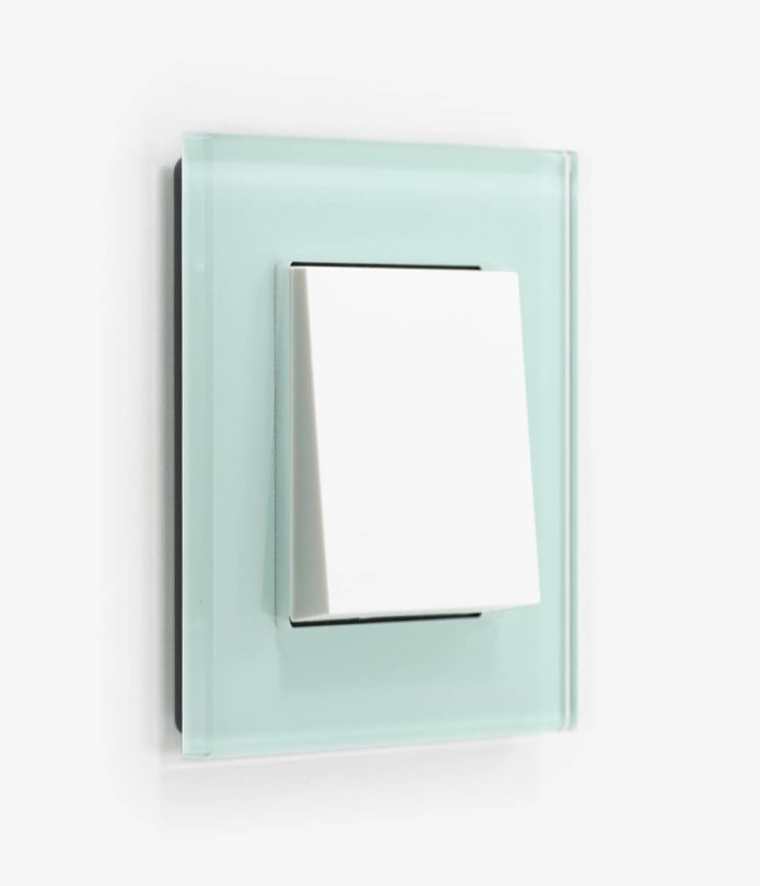 GIRA Esprit Mint Glass light switch