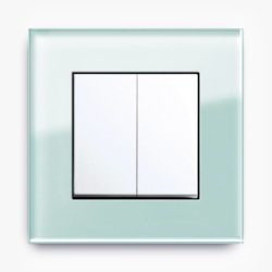 GIRA Esprit Mint Glass light switch