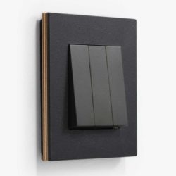 GIRA Esprit Linoleum Plywood triple light switch