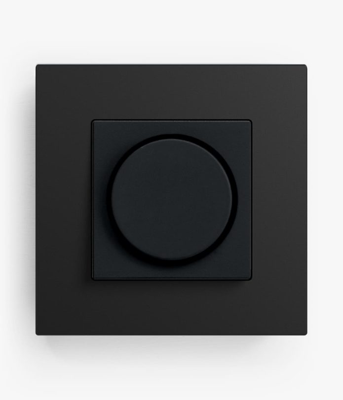 Gira Esprit Linoleum Plywood Anthracite Dimmer