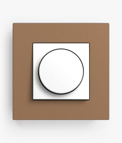 Gira Esprit Linoleum Plywood Light Brown Dimmer