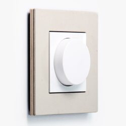 Gira Esprit Linoleum Plywood Light Grey Dimmer