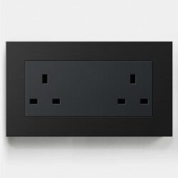 GIRA Esprit Black Double Socket