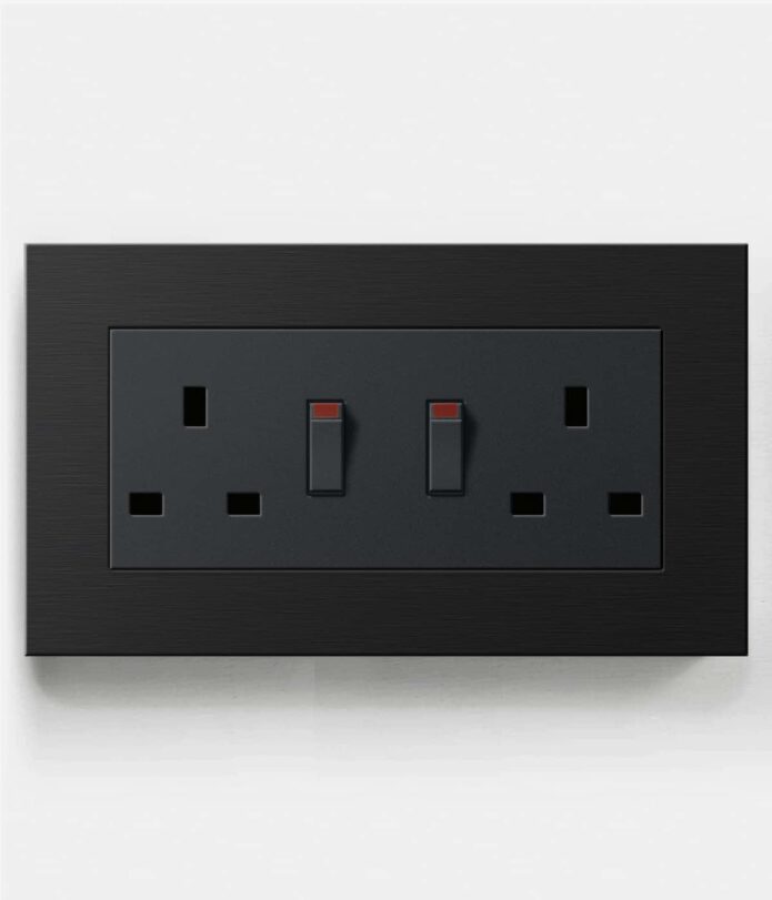 GIRA Esprit Black Double Socket