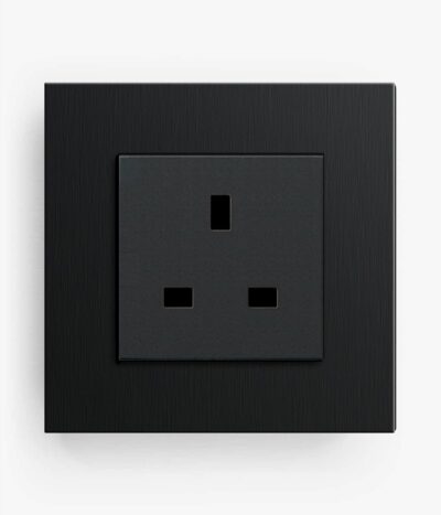 GIRA Esprit Black plug socket