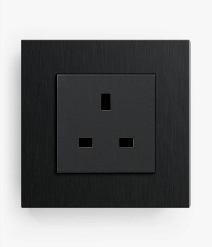 GIRA Esprit Black plug socket