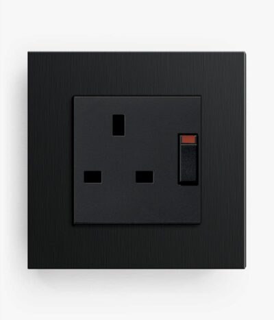 GIRA Esprit Black plug socket