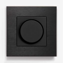 GIRA Esprit Black Aluminium Dimmer