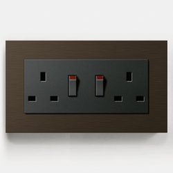 Gira Esprit Bronze double socket