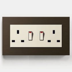 Gira Esprit Bronze double socket