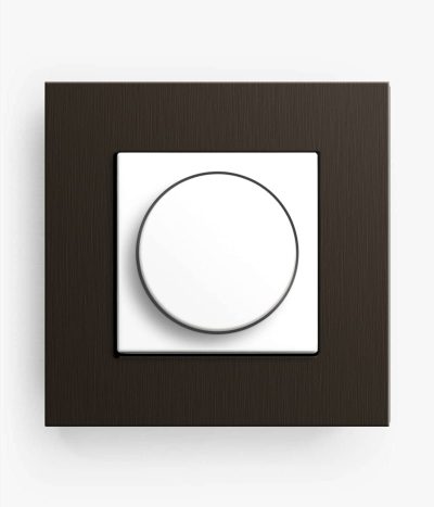 Esprit Dark Bronze/White Glossy Single Dimmer (2-way, 200W)