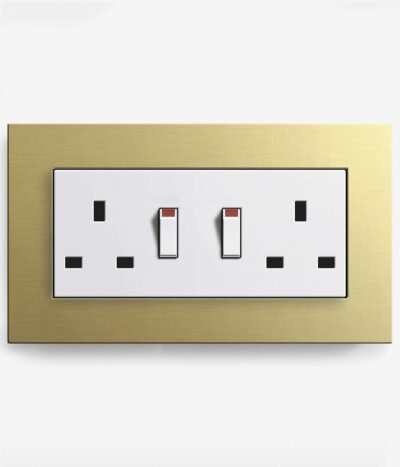 GIRA Esprit Gold plug socket